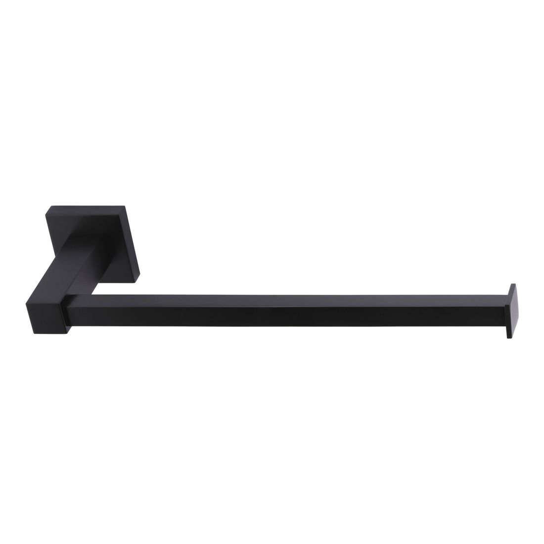 Square Guest Towel Rail Matte Black