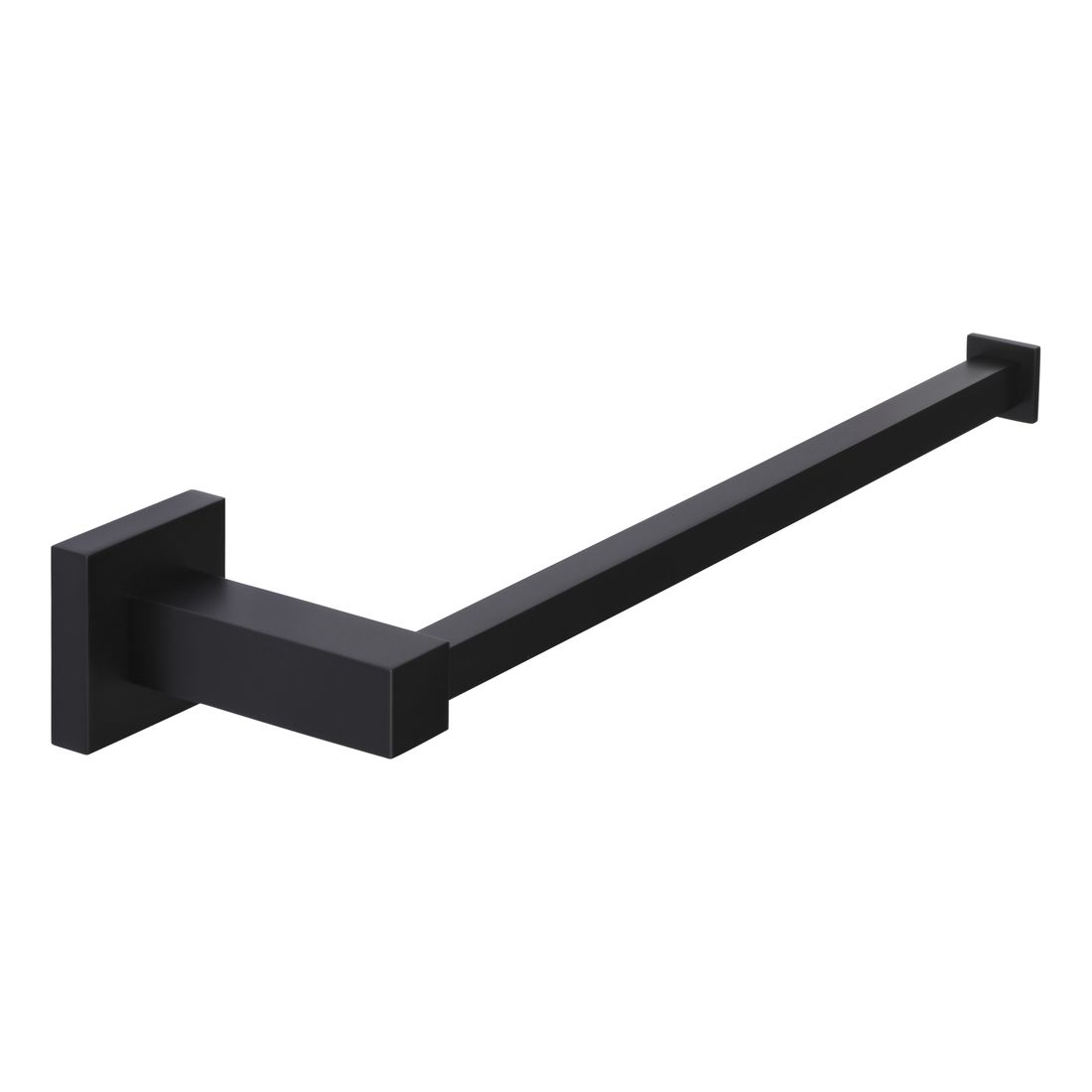 Square Guest Towel Rail Matte Black