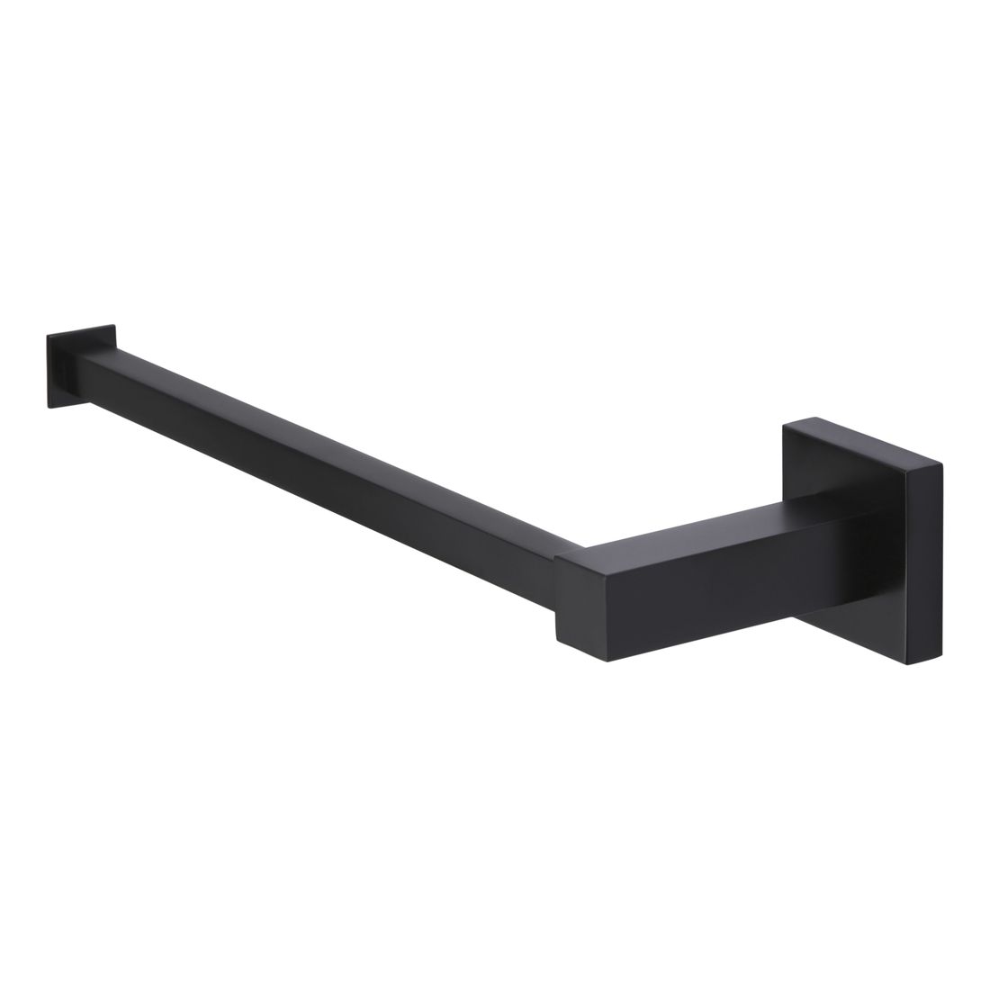Square Guest Towel Rail Matte Black