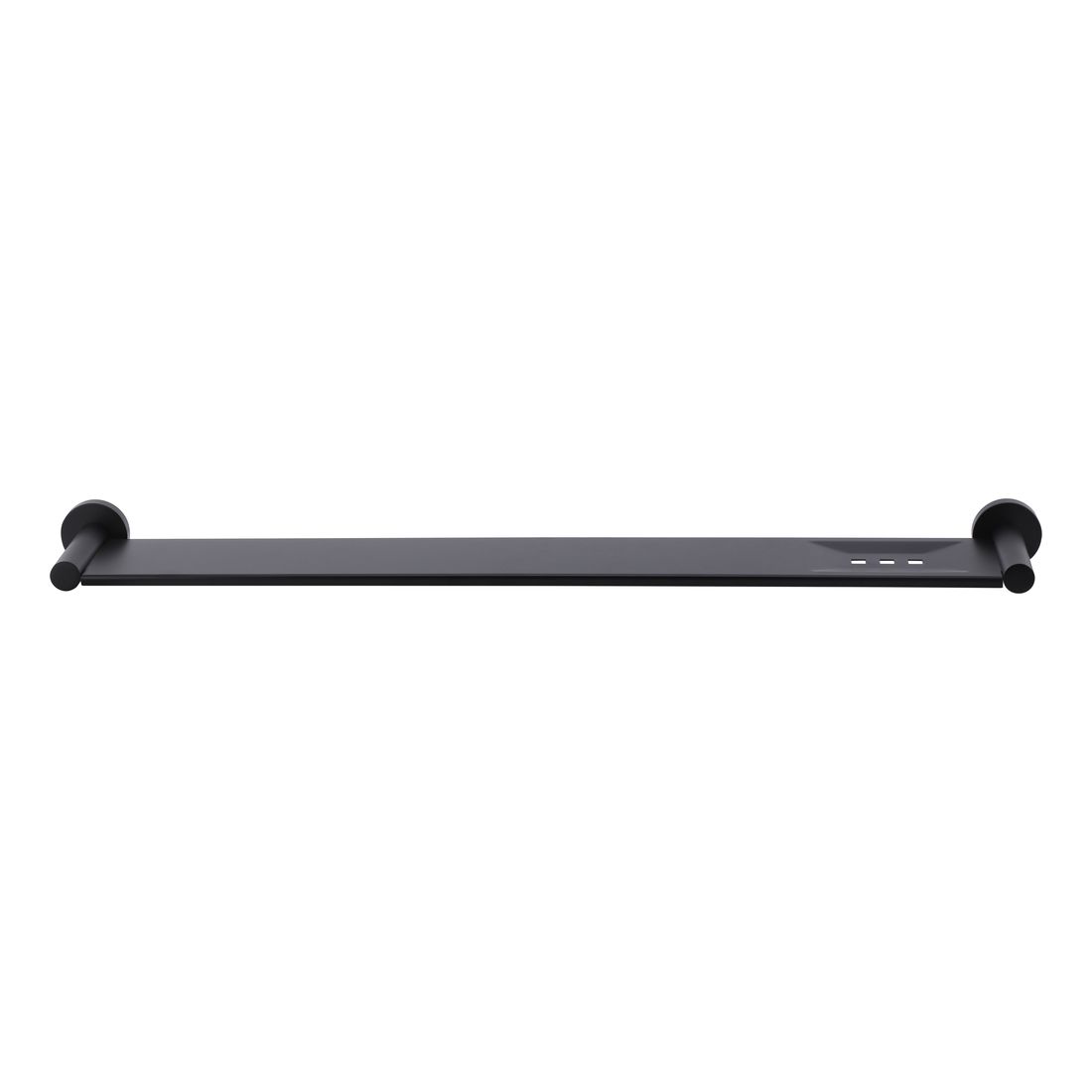 Round Bathroom Shelf Matte Black