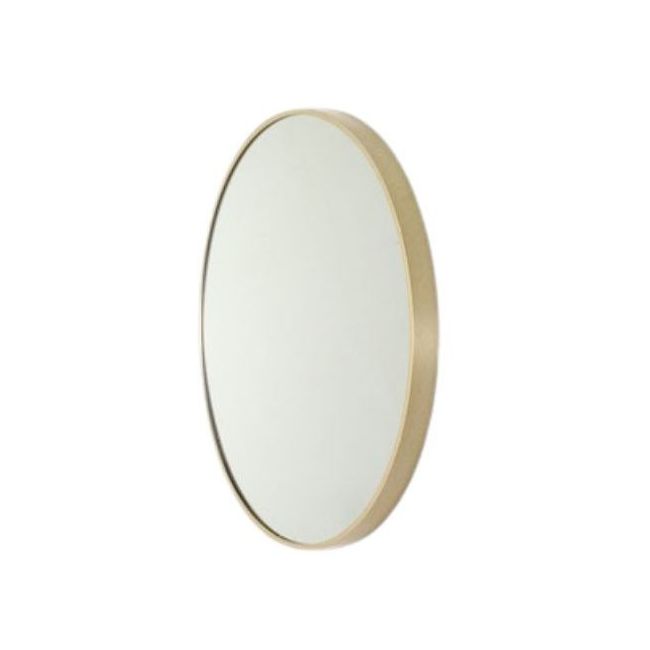 Modern Round Mirror MR61-BB Brushed Brass