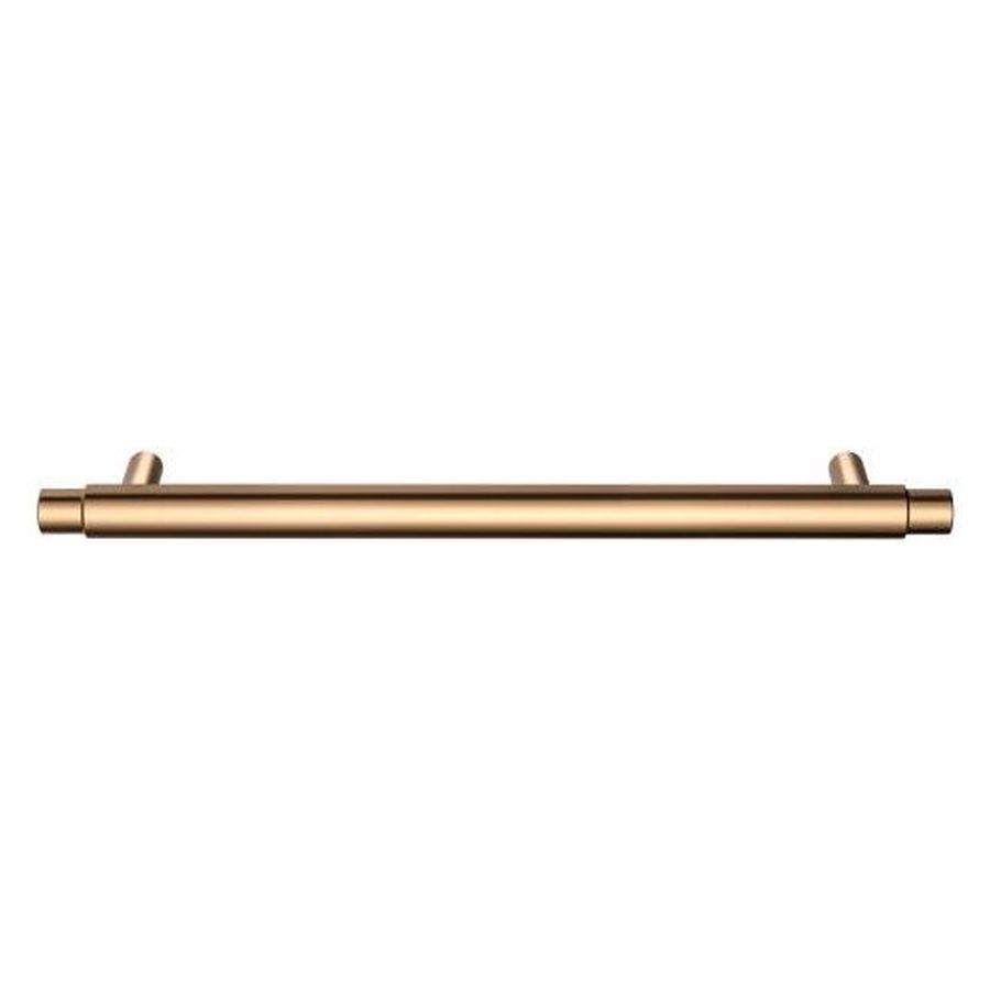 Öppen Round Pull 200mm Cabinet Handle (Brushed), Lustre Bronze