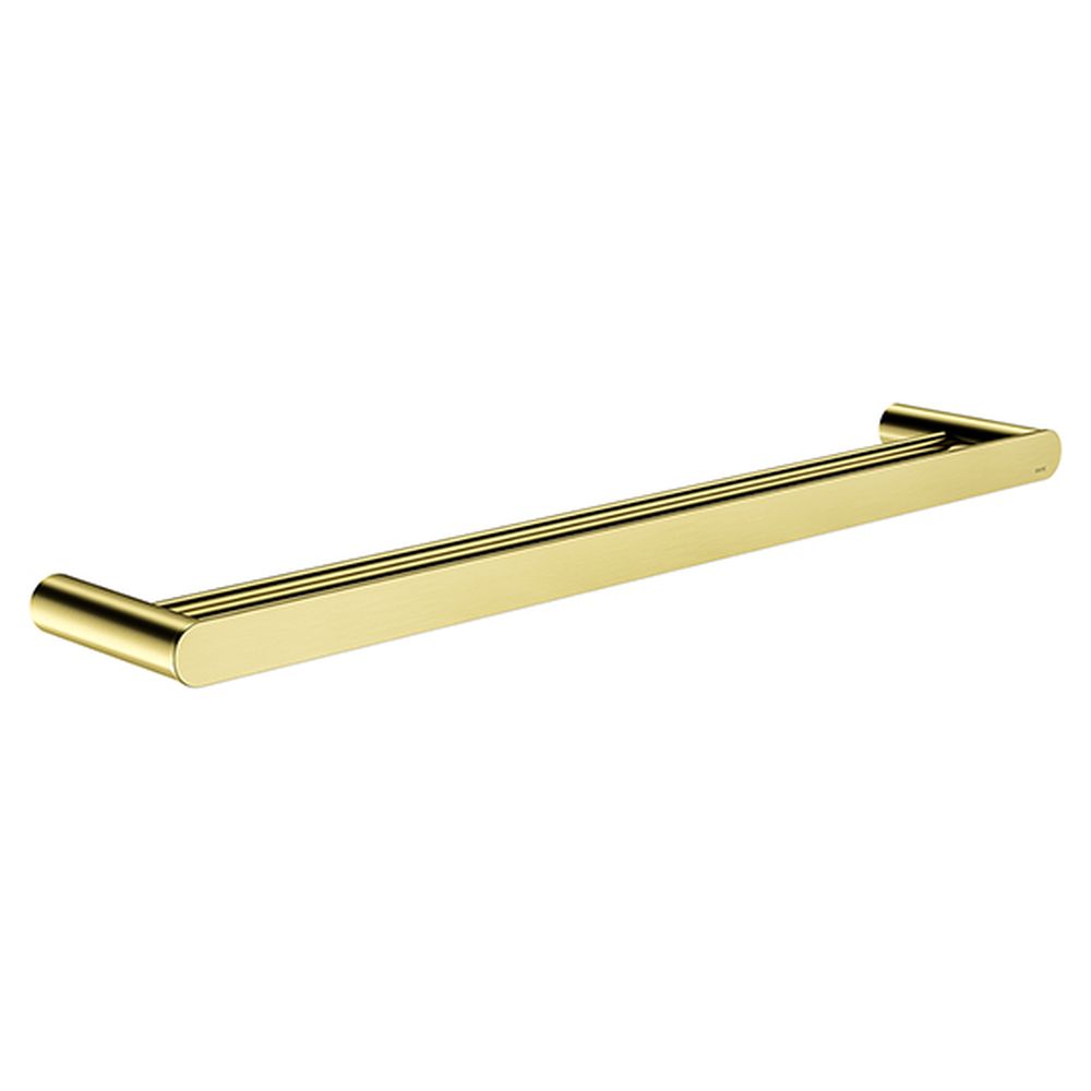 Curvae Double Towel Rail 600mm - Tiger Bronze