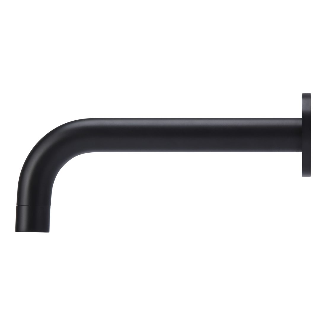 Round Curved Spout Matte Black