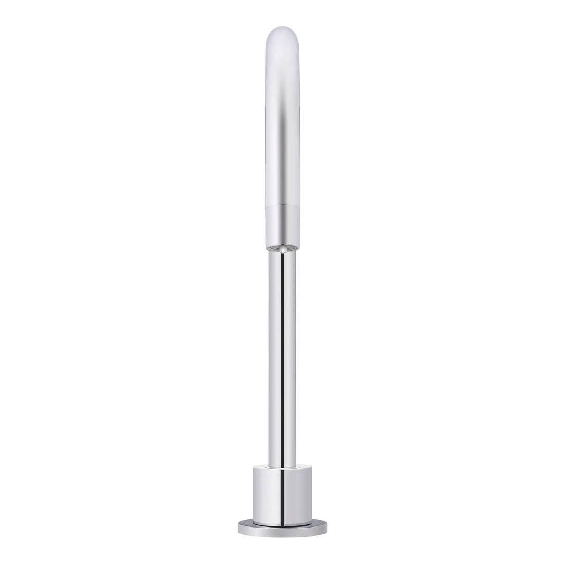 Round High-Rise Swivel Hob Spout, Polished Chrome