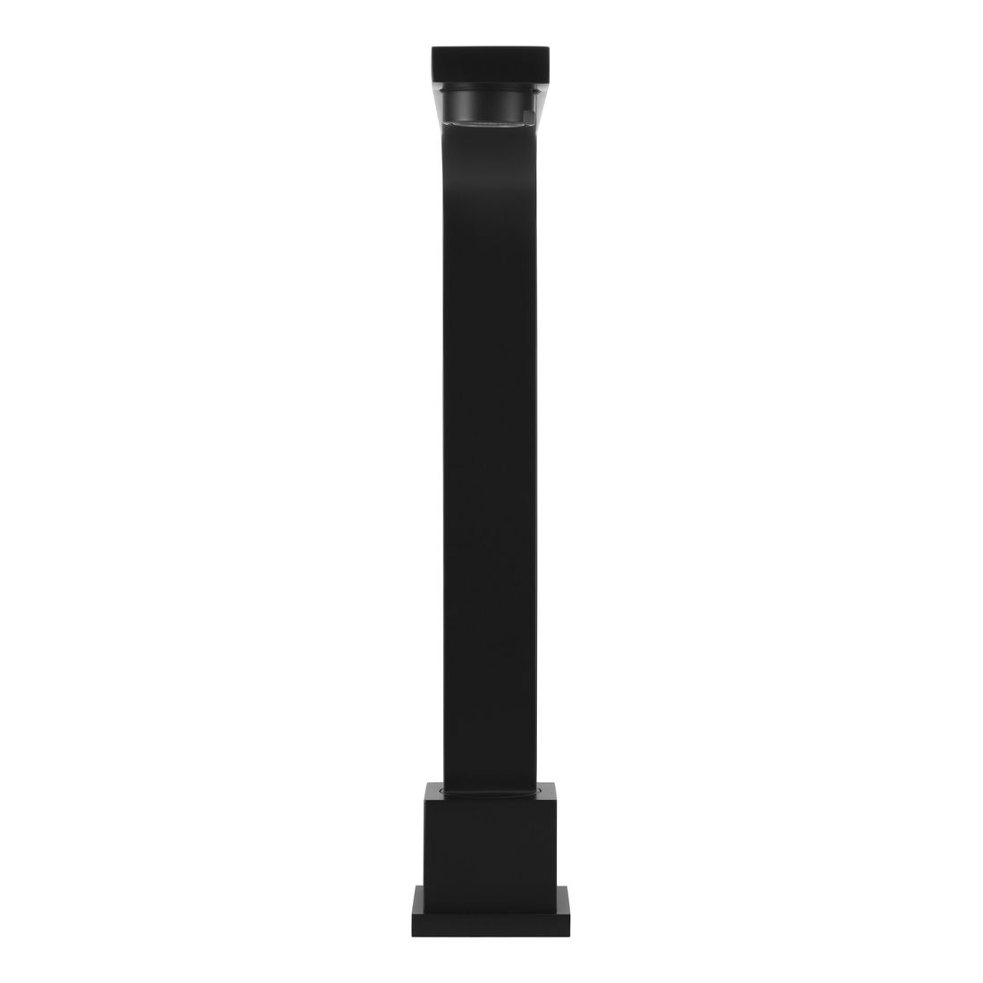 Square High-Rise Swivel Hob Spout Matte Black
