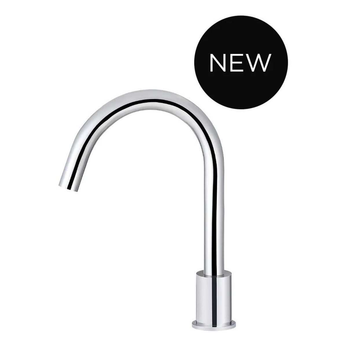 Round Deck Mounted Spout, Chrome