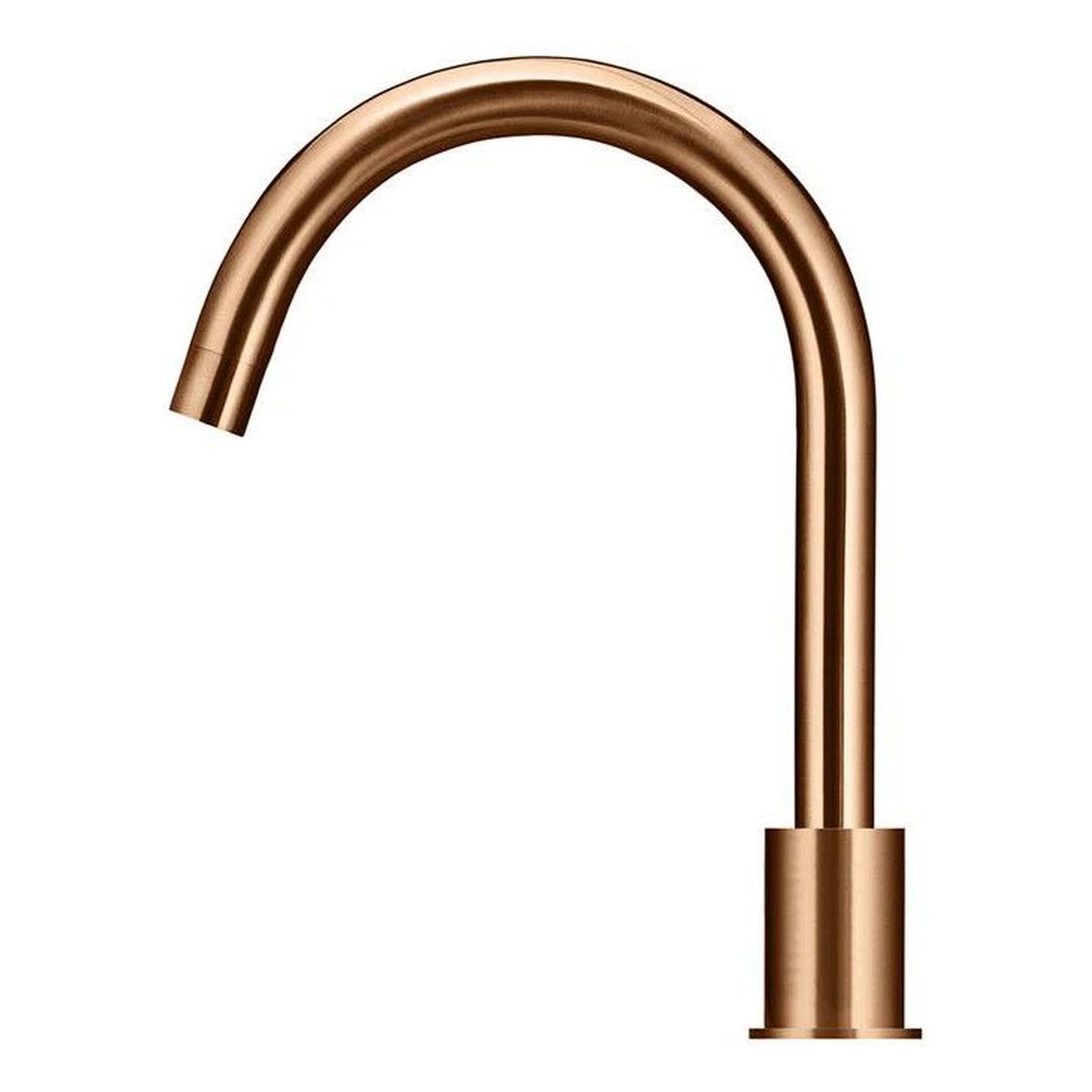 Round Deck Mounted Spout, Lustre Bronze
