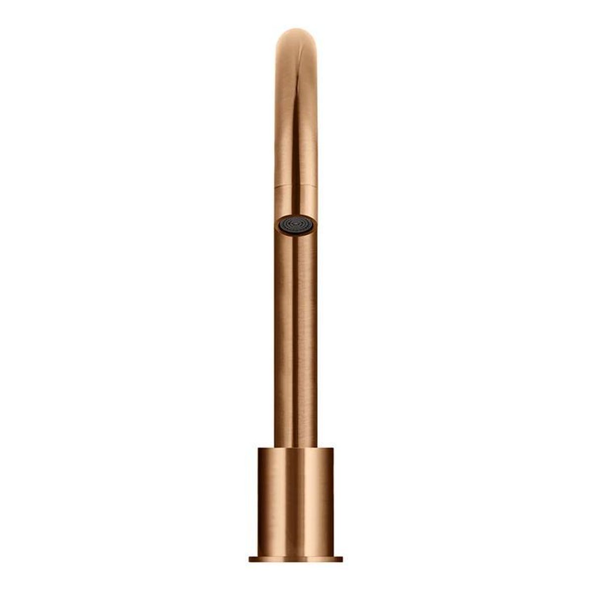 Round Deck Mounted Spout, Lustre Bronze