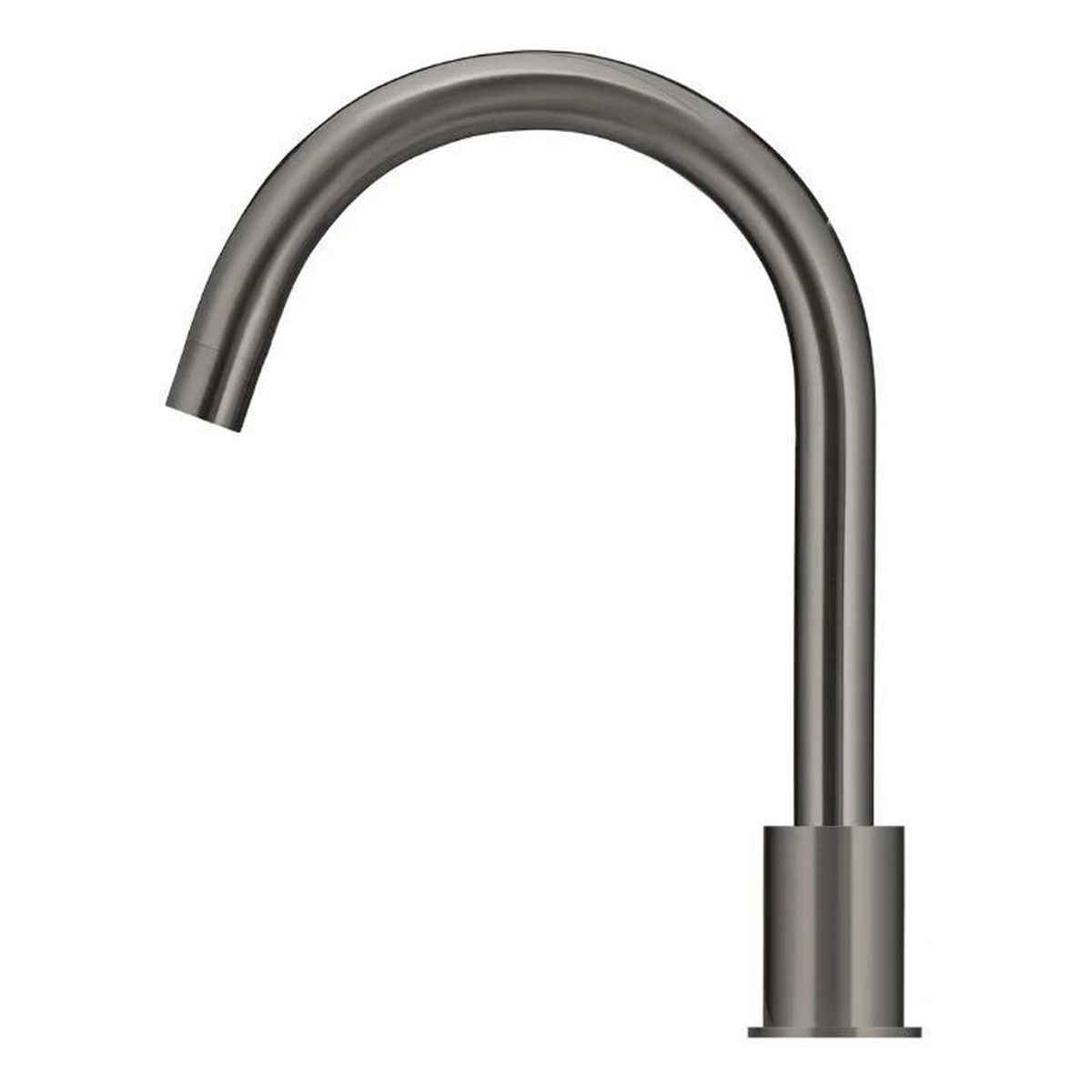 Round Deck Mounted Spout, Shadow Gunmetal