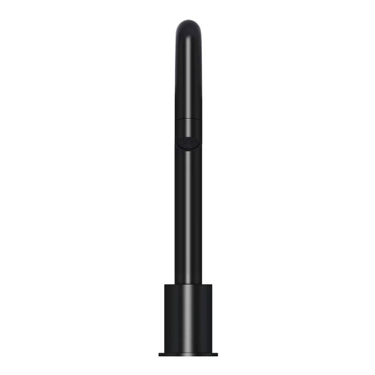 Round Deck Mounted Spout, Matte Black