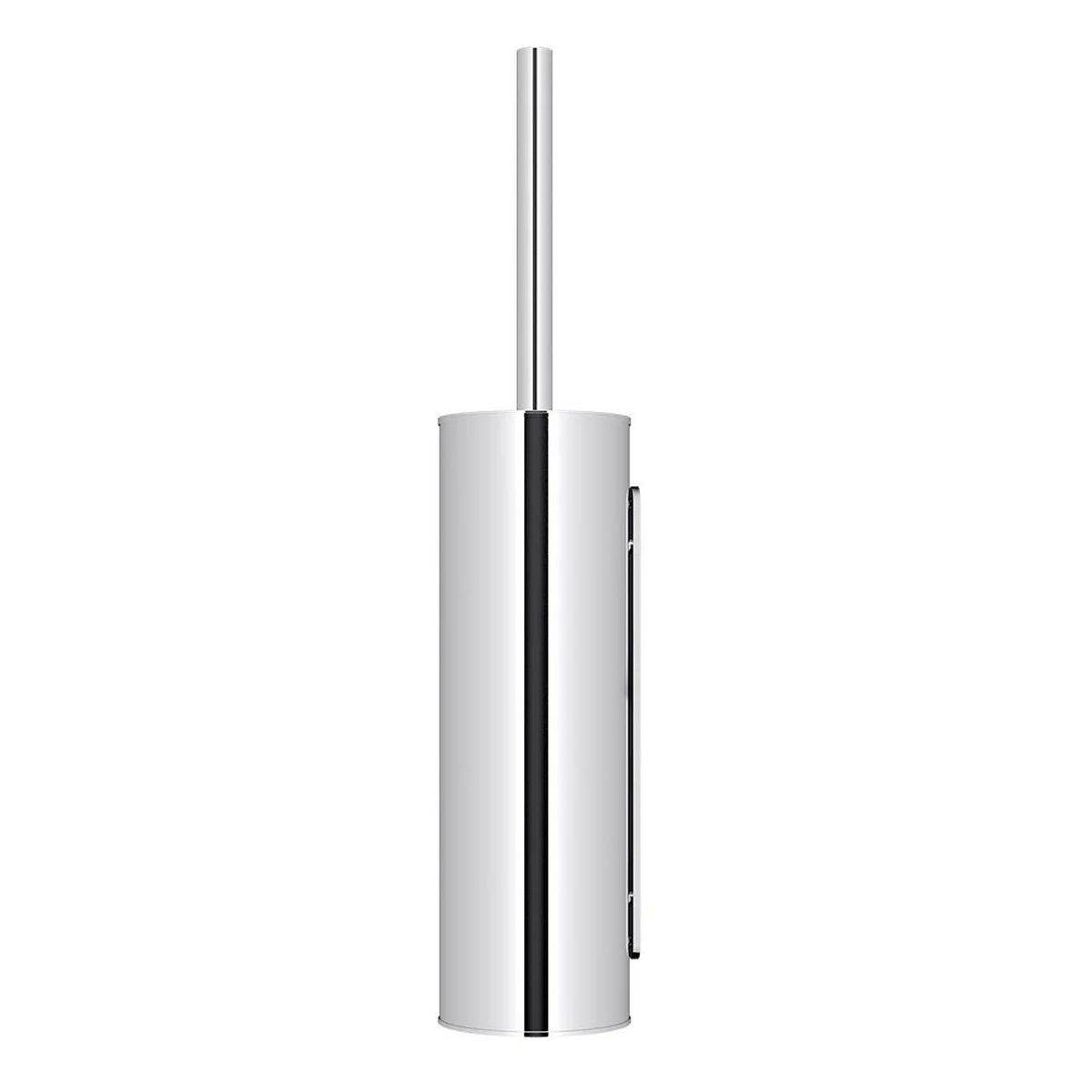 Round Toilet Brush & Holder, Chrome