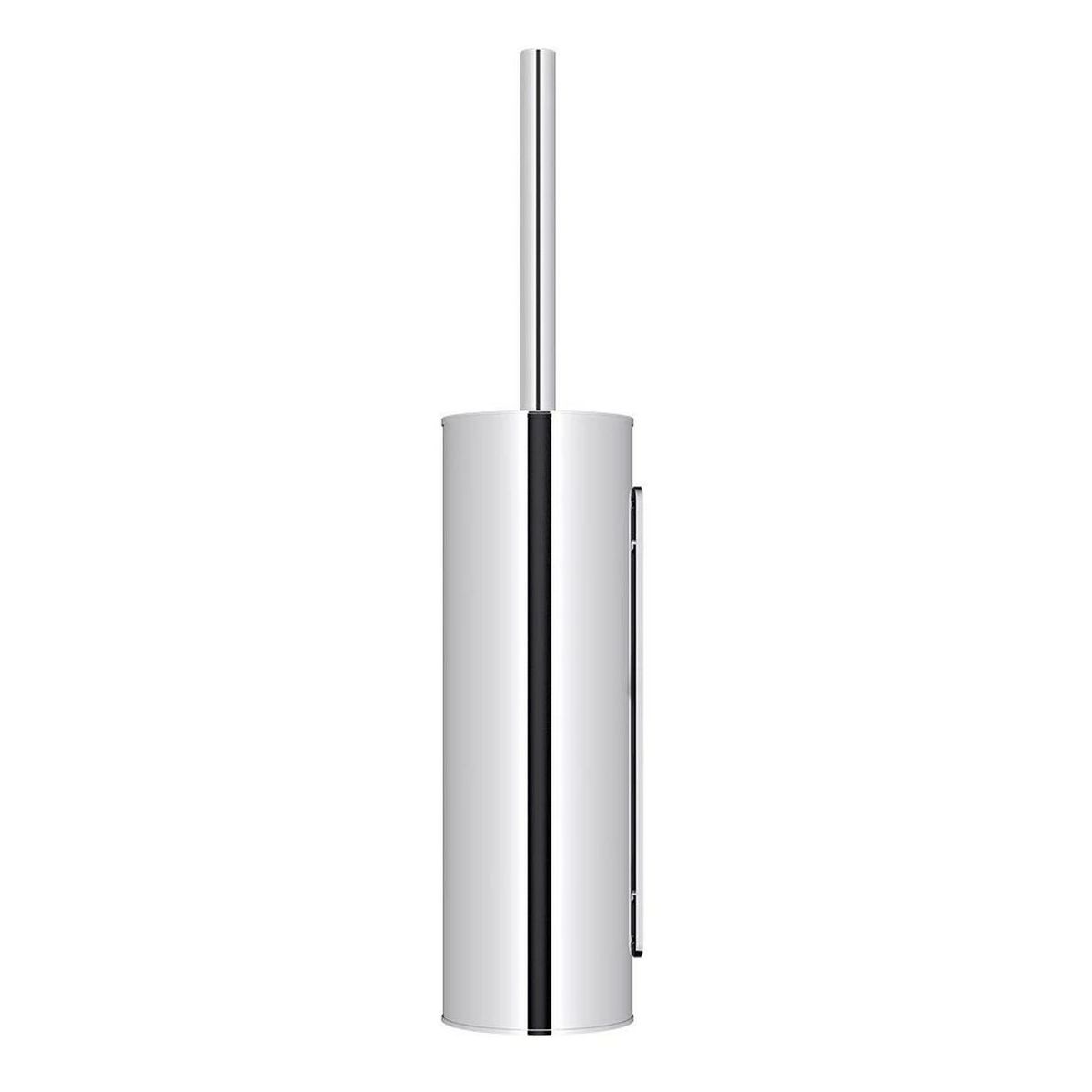 Round Toilet Brush & Holder, Chrome
