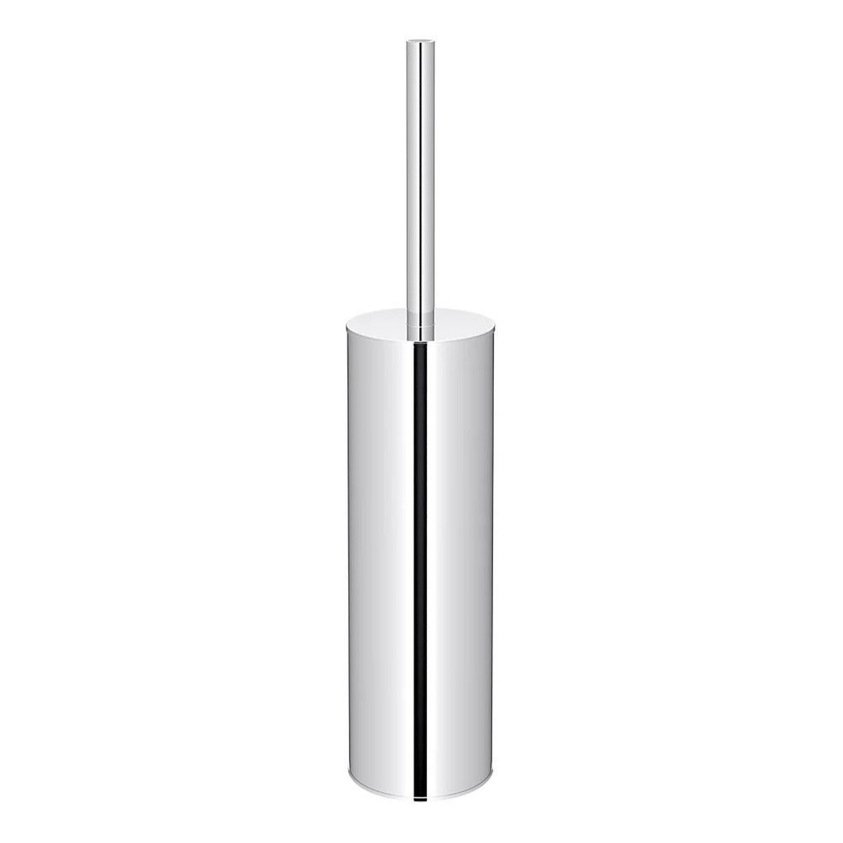 Round Toilet Brush & Holder, Chrome