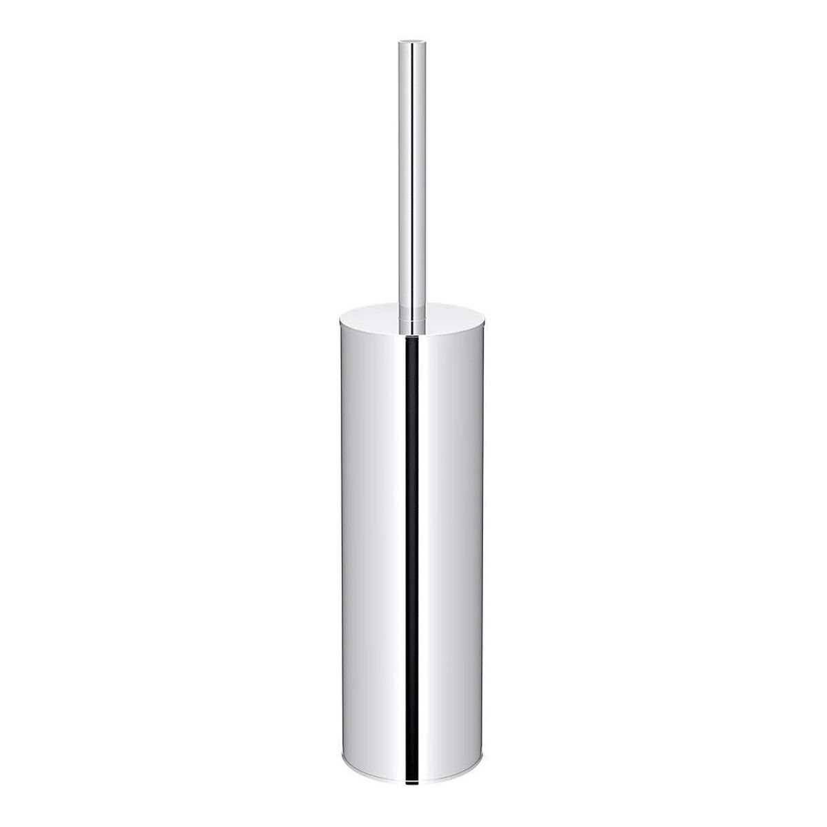 Round Toilet Brush & Holder, Chrome