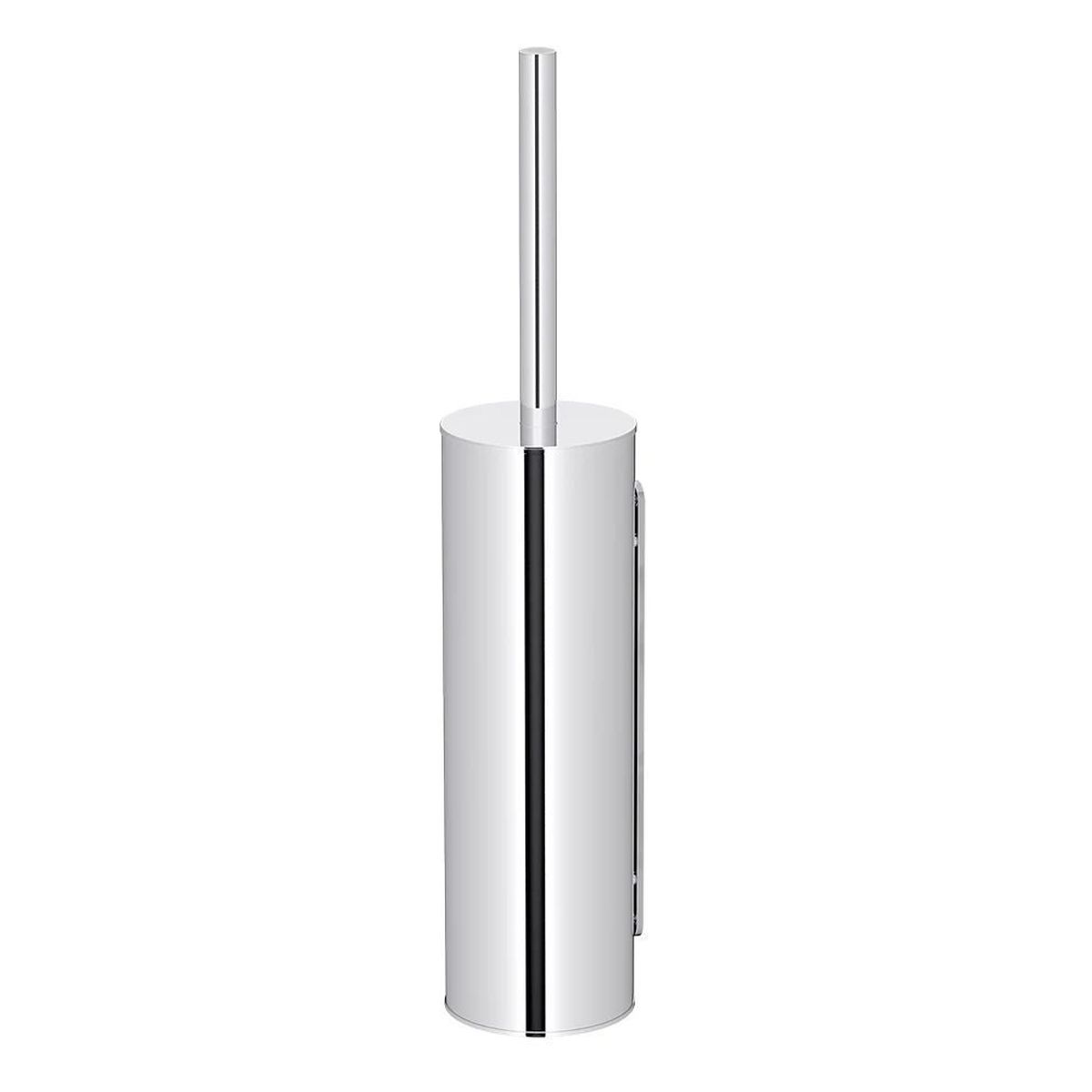 Round Toilet Brush & Holder, Chrome