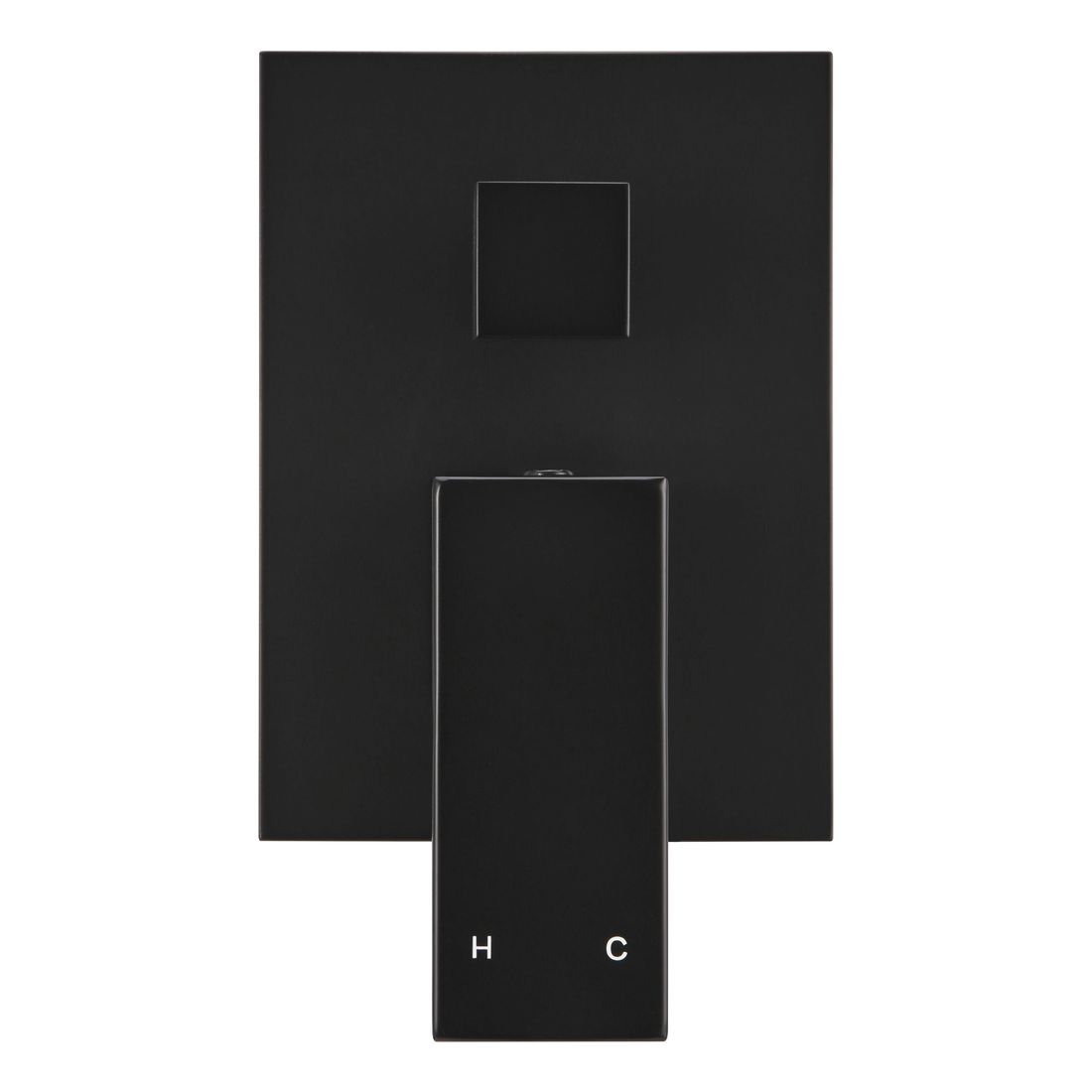 Square Diverter Mixer Matte Black