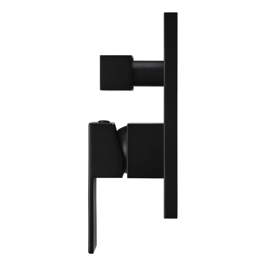 Square Diverter Mixer Matte Black