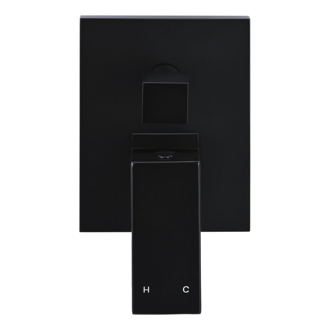 Square Diverter Mixer Matte Black