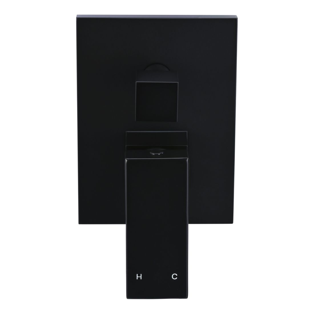 Square Diverter Mixer Matte Black