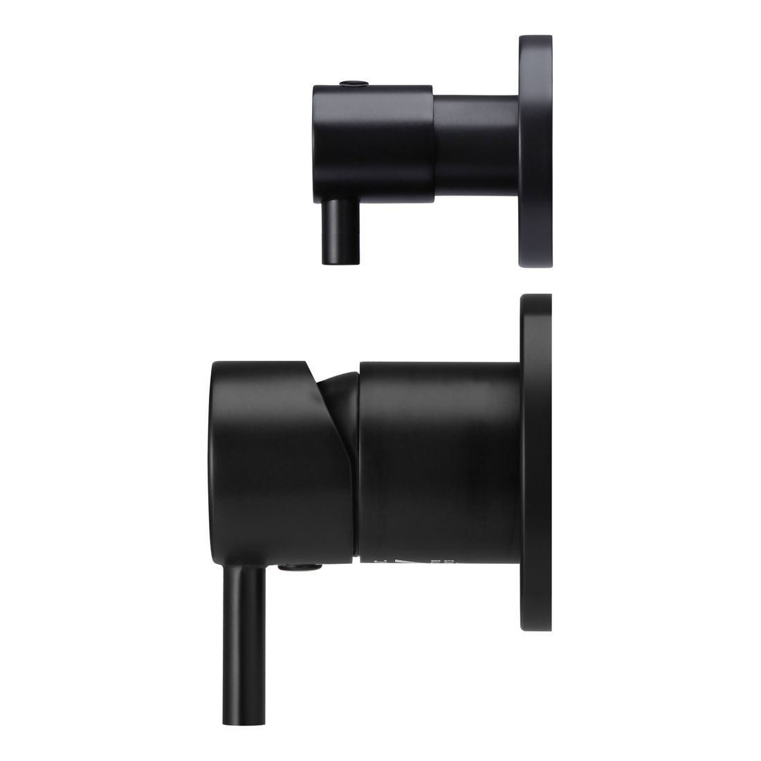 Round Diverter Mixer MW07TS Matte Black