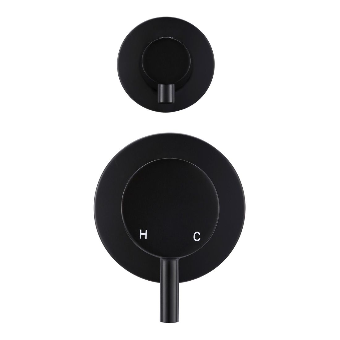 Round Diverter Mixer MW07TS Matte Black