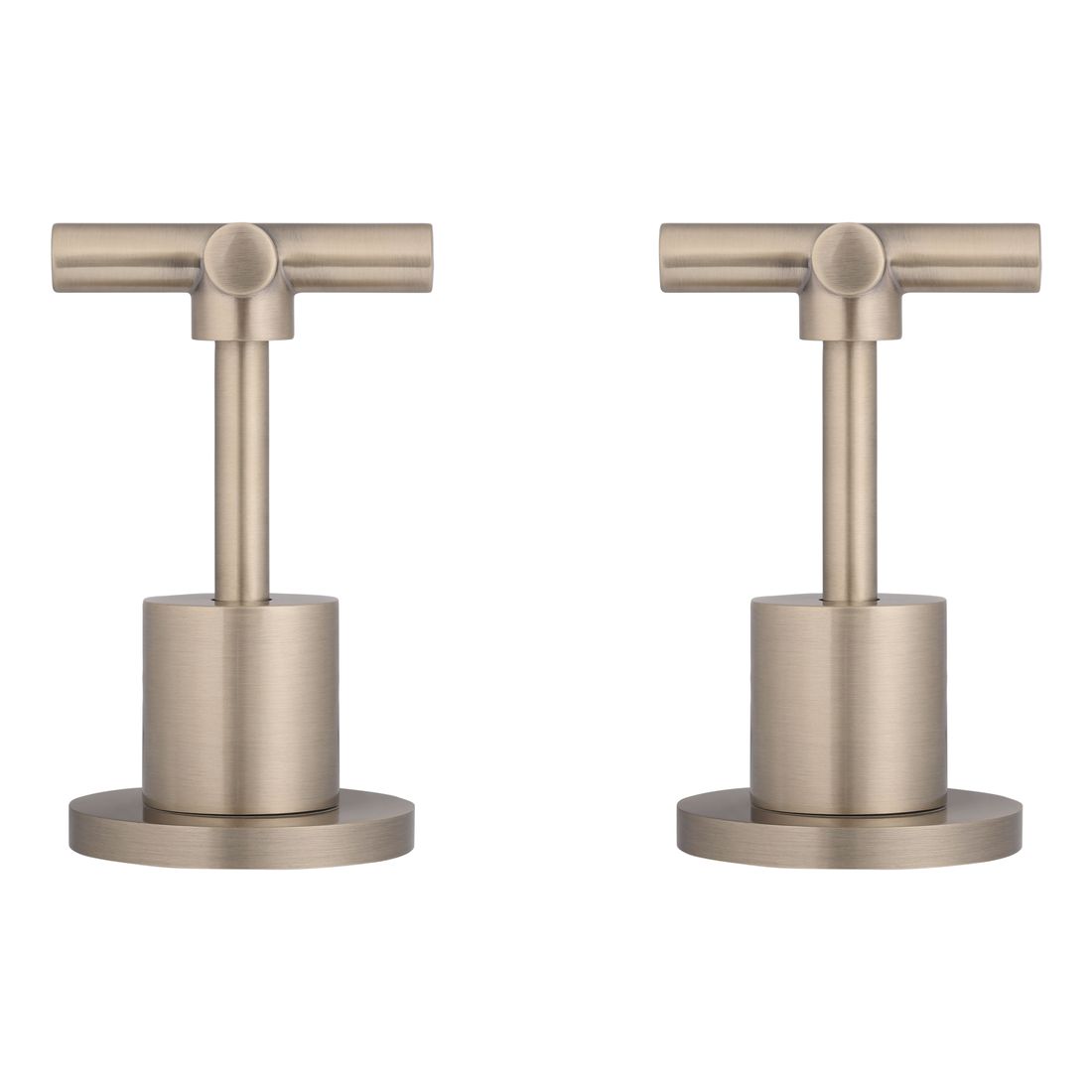 Cross Handle Jumper Valve Wall Top Assemblies Champagne