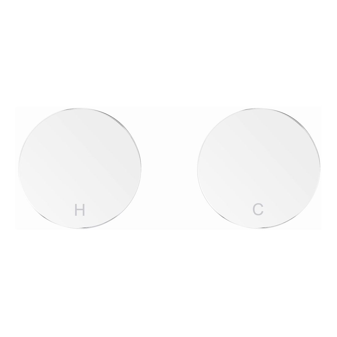 Circular Wall Taps Chrome
