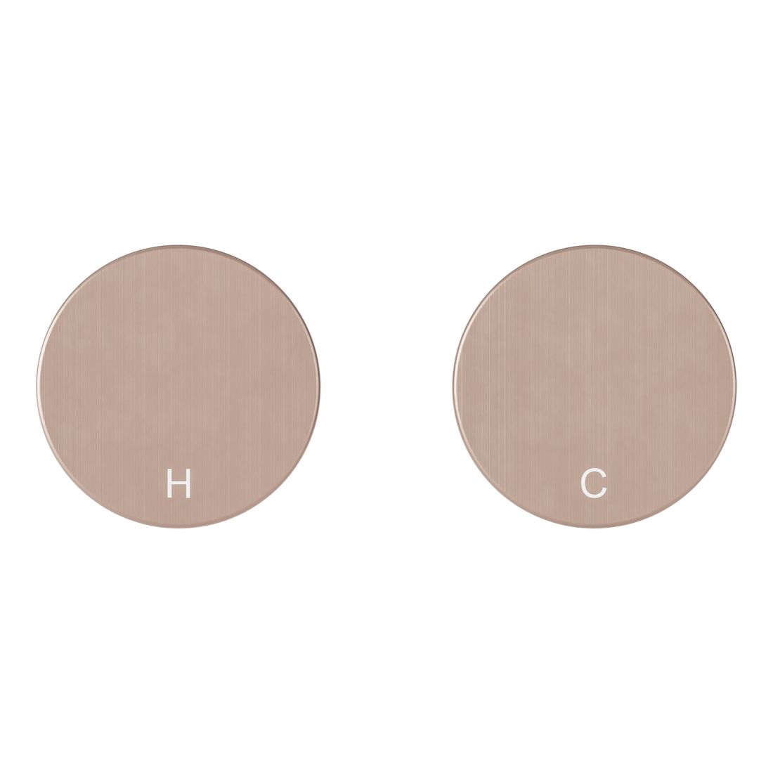 Circular Wall Taps Champagne