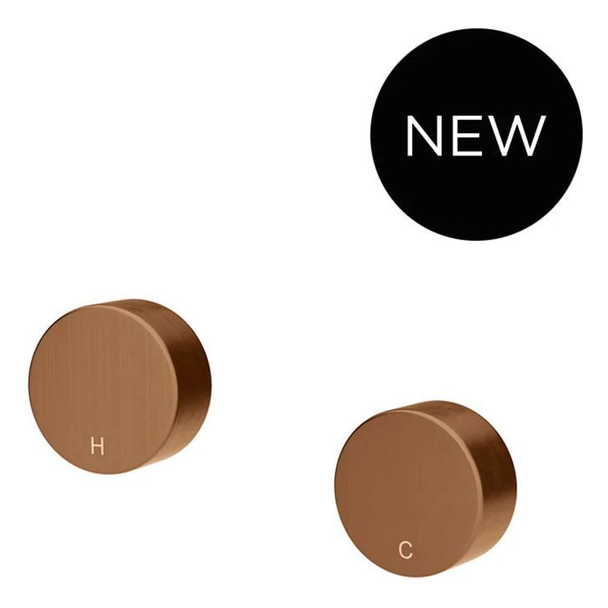 Circular Wall Taps , Lustre Bronze