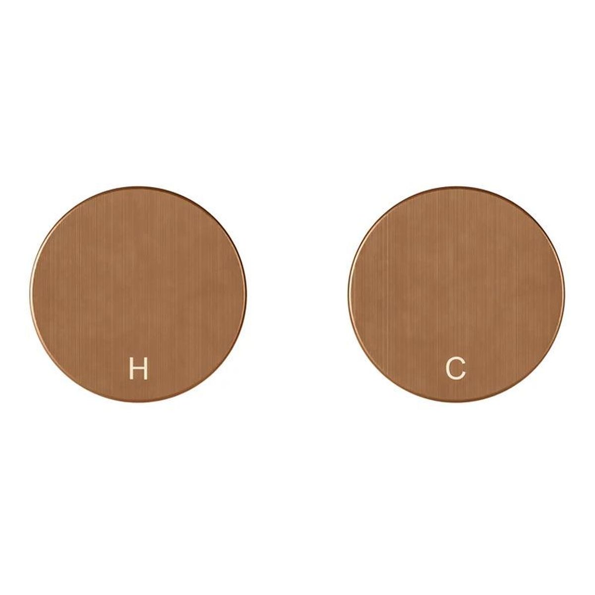 Circular Wall Taps , Lustre Bronze