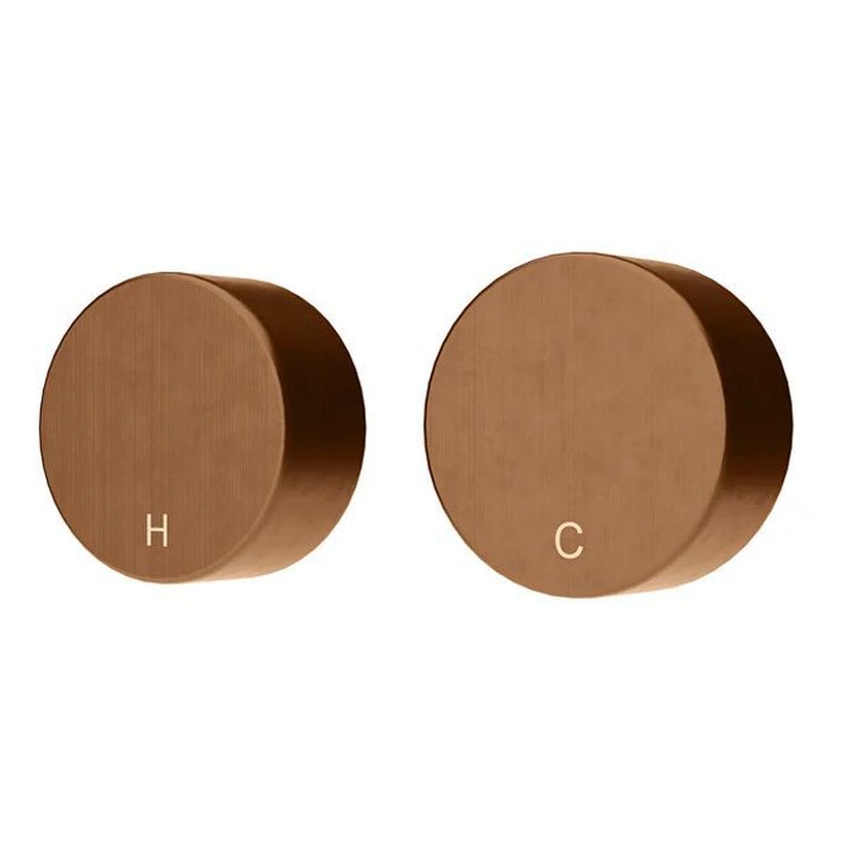 Circular Wall Taps , Lustre Bronze