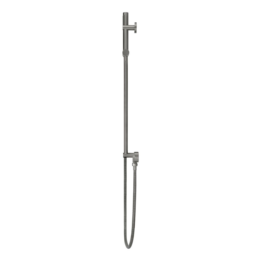 Round Hand Shower on Rail Column MZ0402-R-PVDGM Shadow