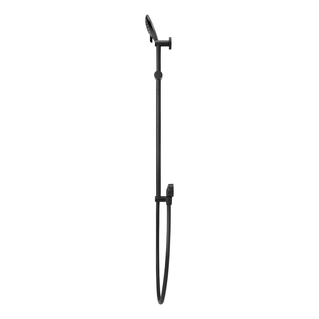 Round Hand Shower on Rail Column MZ0402 Matte Black