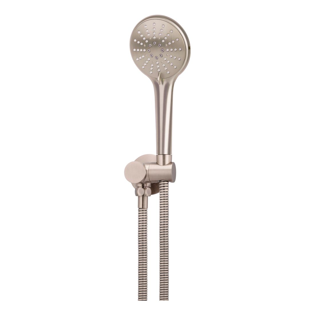 Round Hand Shower on Swivel Bracket MZ06-CH Champagne