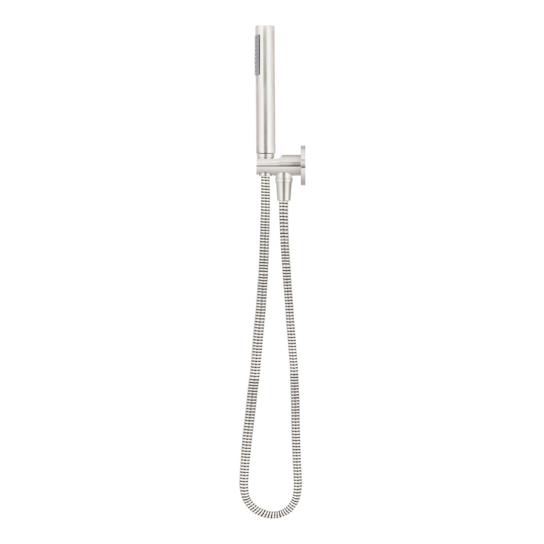 Round Hand Shower on Fixed Bracket MZ08-R-PVDBN Brushed Nickel