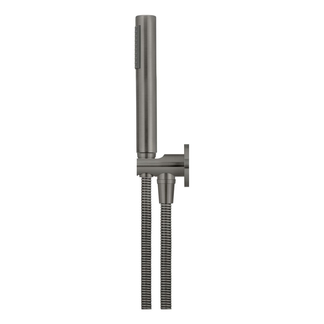 Round Hand Shower on Fixed Bracket MZ08-R-PVDGM Shadow