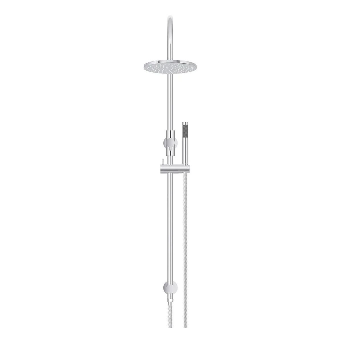 200mm Round Overhead Shower Set, Single Function Hand Shower, Chrome