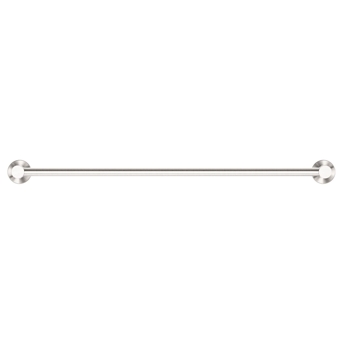 Mecca Single Towel Rail 800mm - Brushed Nickel