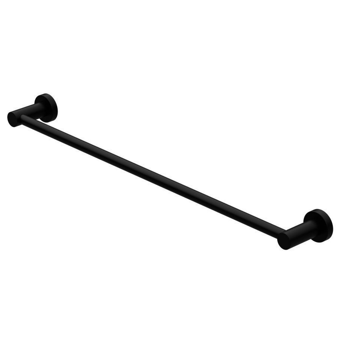Mecca Single Towel Rail 800mm - Matte Black