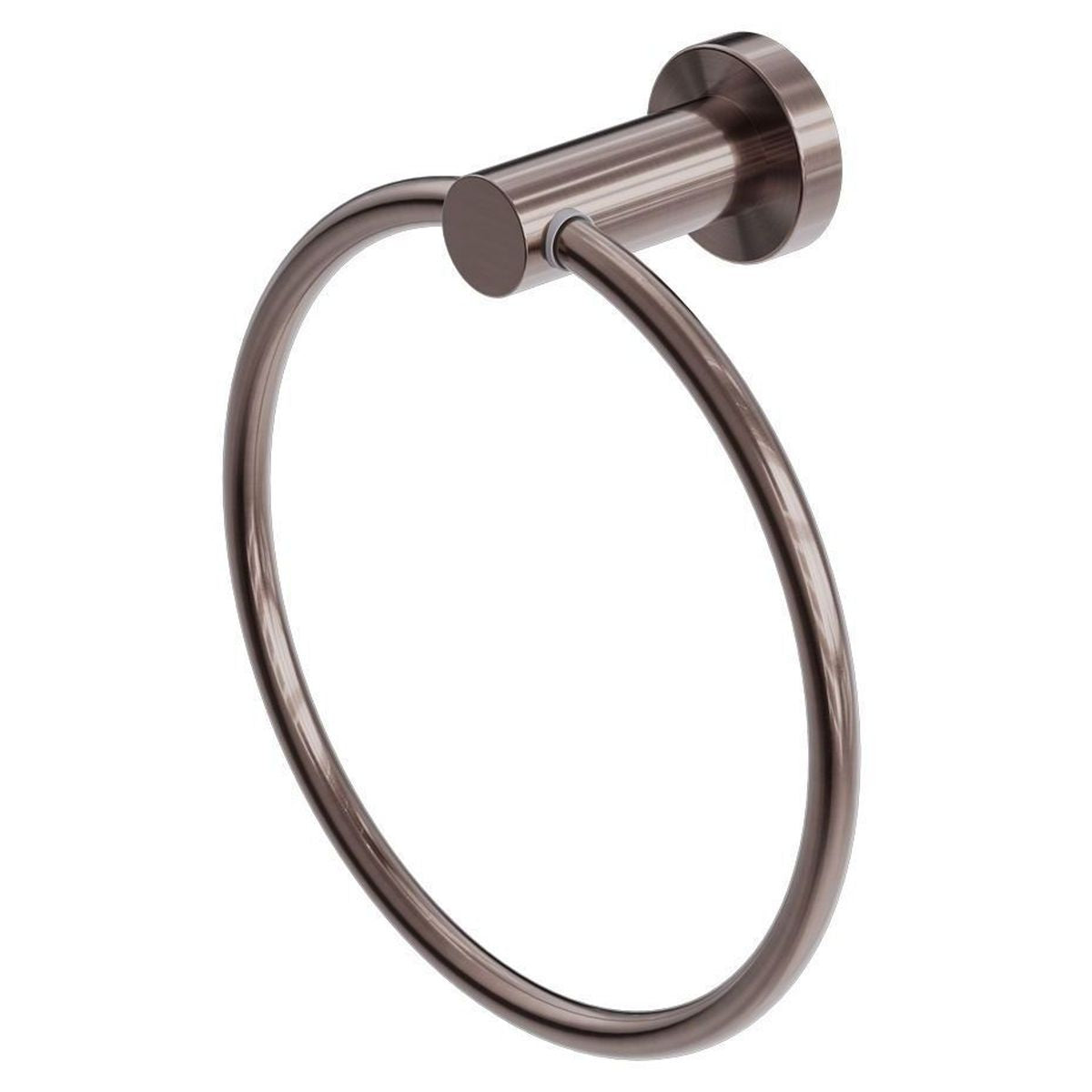 Mecca Hand Towel Ring - Brushed Bronze
