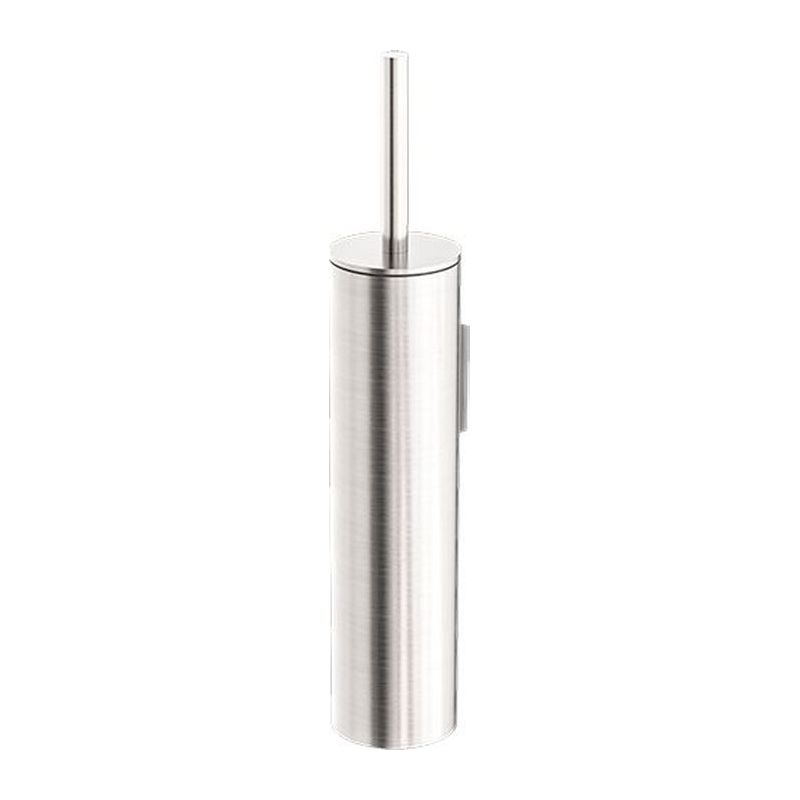 Mecca Toilet Brush Holder in Brushed Nickel