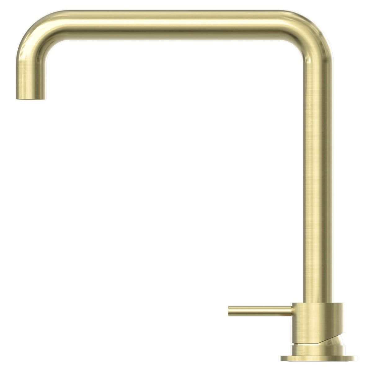 Mecca Hob Basin Mixer Square Spout - Brushed Gold