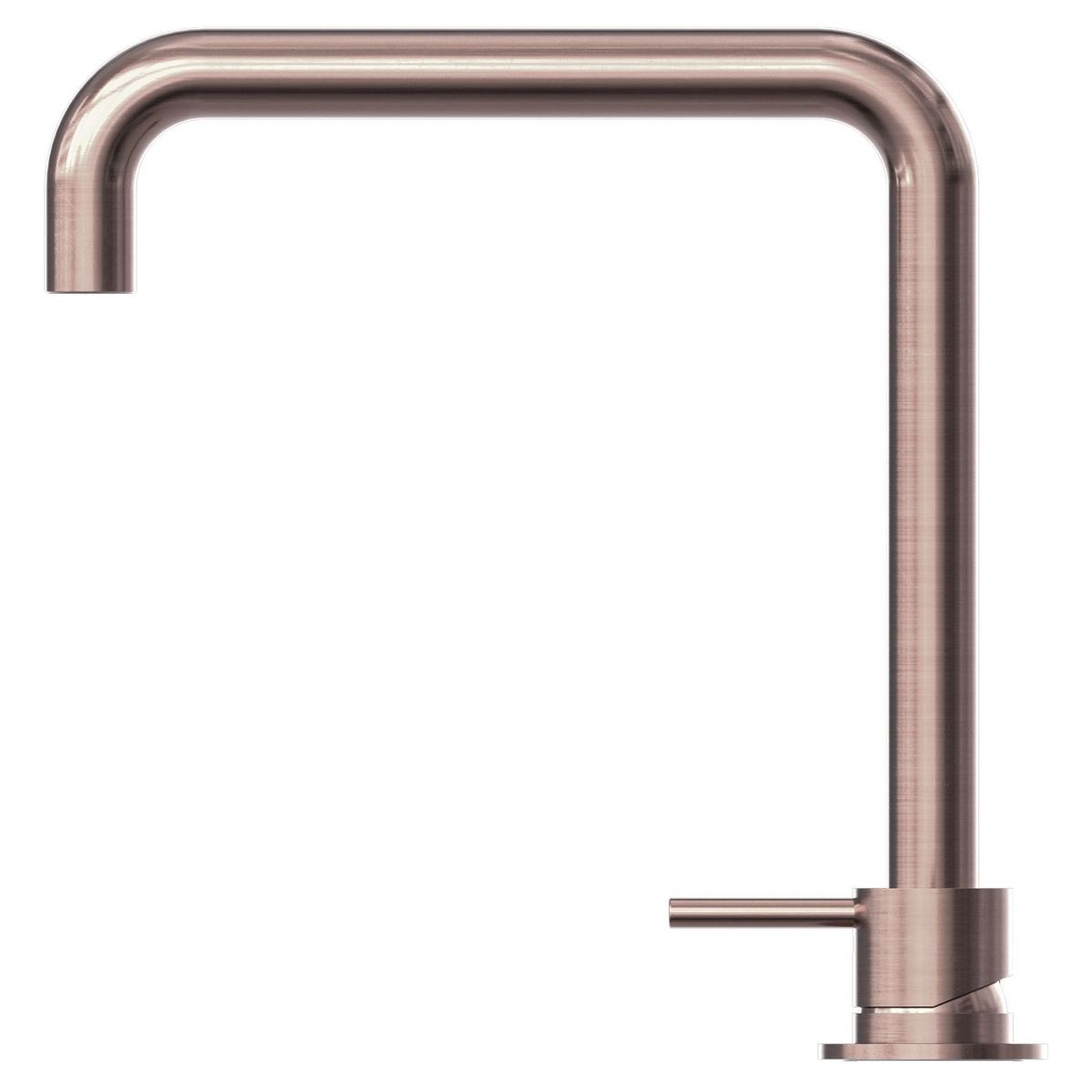 Mecca Hob Basin Mixer Square Spout - Brushed Bronze