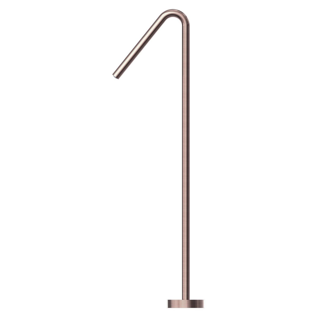 Mecca Floor Standing Bath Spout Only - Brushed Bronze