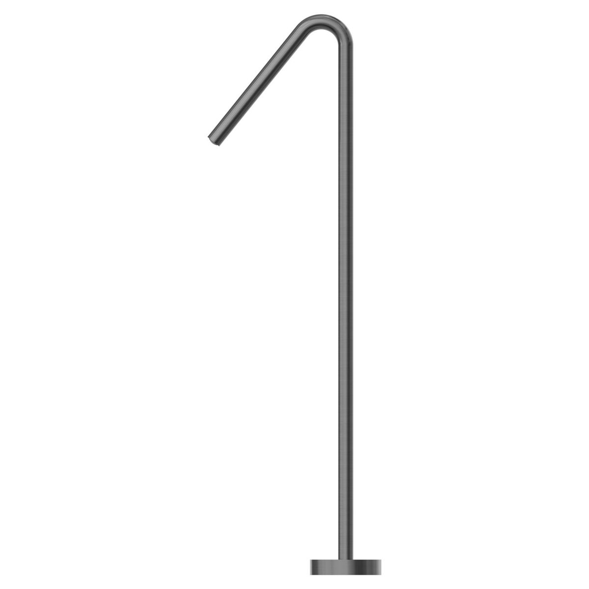 Mecca Floor Standing Bath Spout Only - Gun Metal