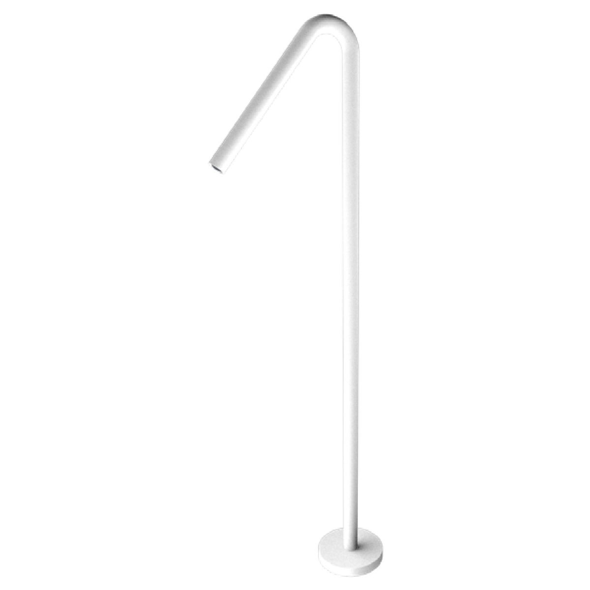 Mecca Floor Standing Bath Spout Only - Matte White