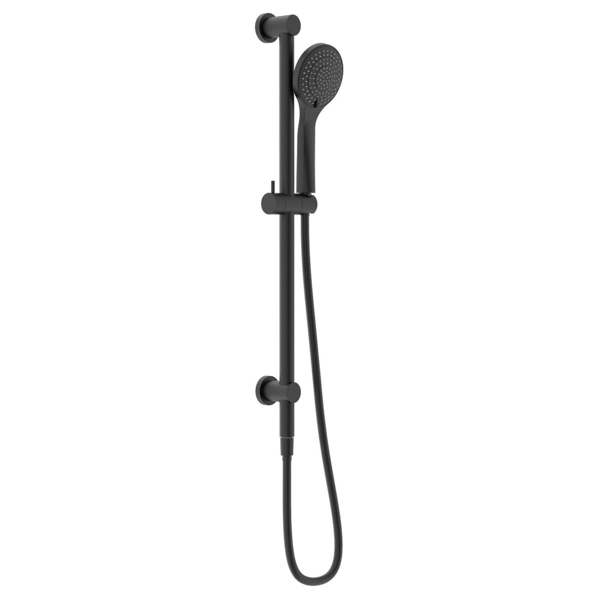 Mecca Rail Shower With Air Shower - Matte Black