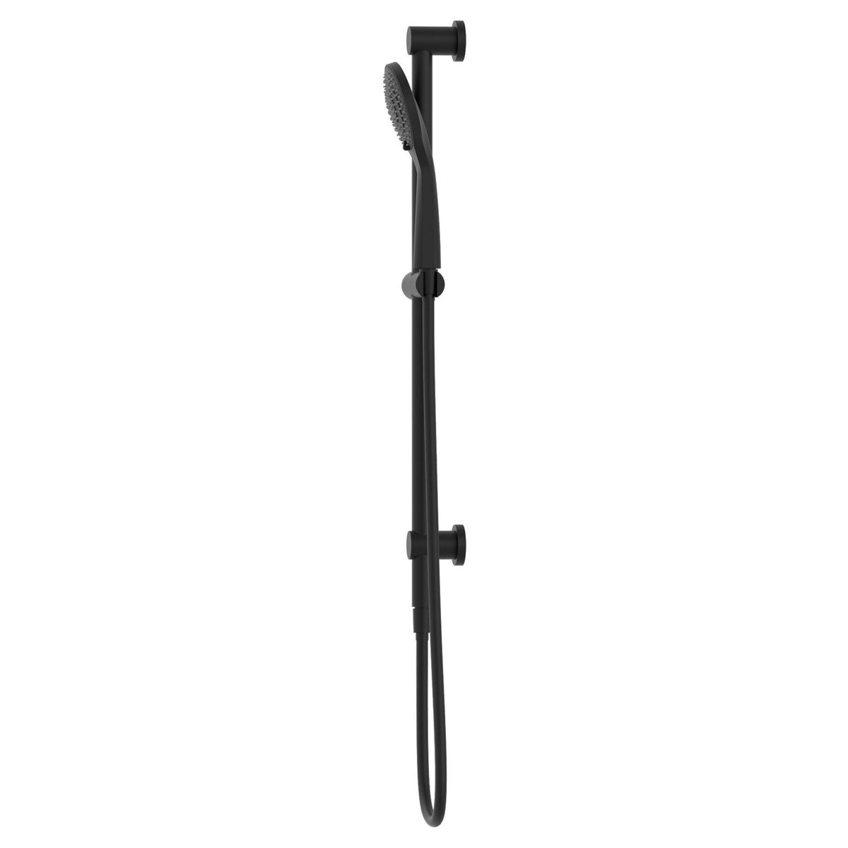 Mecca Rail Shower With Air Shower - Matte Black