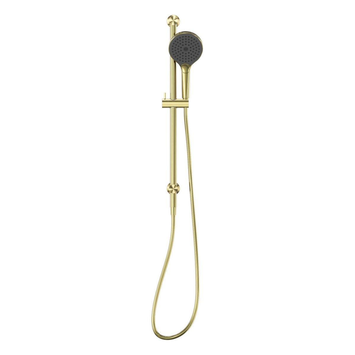 Mecca Shower Rail With Air Shower II in Brushed Gold